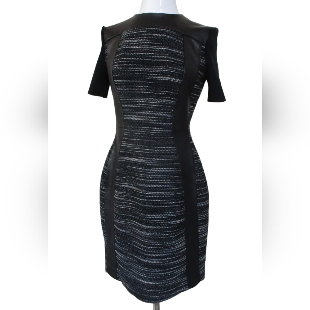 MARTIN GRANT Black and Gray Dress